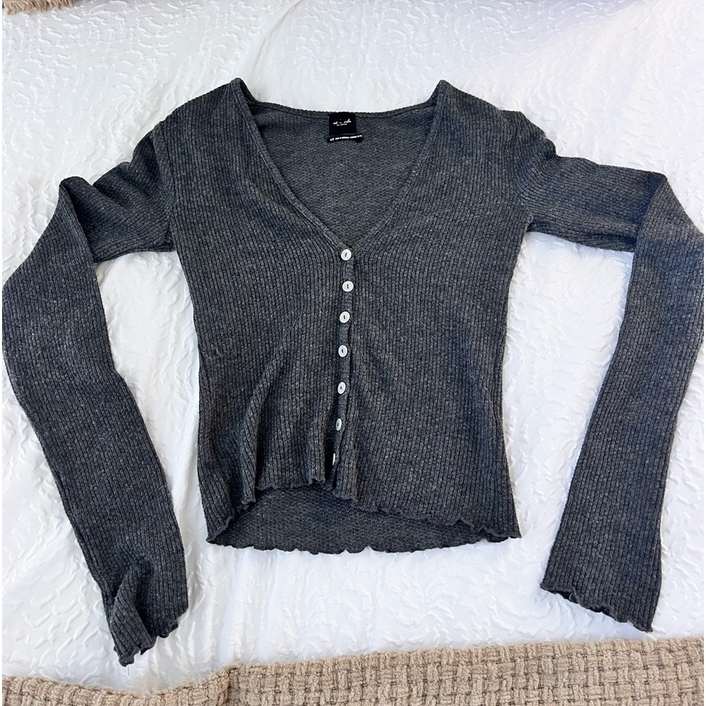 Urban Outfitters dark grey sweater long sleeve